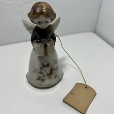 Rare Vintage Norleans figurine Angel Nell Present Taiwan Bell Ornament picture