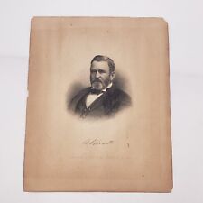 Ulysses S. US Grant Engraving SUPPLEMENT TO THE WAR LIBRARY NO 40 H.B. Hall Sons picture