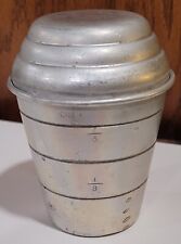 Vintage MIRRO Aluminum Measuring Cup - One Cup Volume with Lid M-2623 USA picture