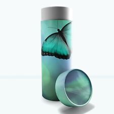 Bokeh Butterfly Cremation Urn, Biodegradable Urn, Scattering Tubes, Burial Urn picture