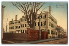 c1910's City Hospital Building Scene Street Salem Massachusetts MA Postcard picture