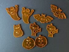 Vintage Lot Of (9) Amscan Halloween Cookie Cutters picture