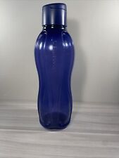 Tupperware Large Eco Water Bottle 1L Navy Blue Reusable Dishwasher New  picture
