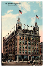 Antique The Woolworth Building, Lancaster, PA Postcard picture