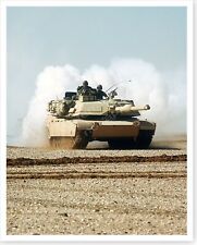 M-1A1 Abrams Main Battle Tank Lays Smoke Screen Desert Storm 8x10 Photo picture