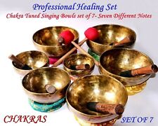 5-10'' Tibetan singing bowl set  of 7 professional healing meditation yoga Bowls picture