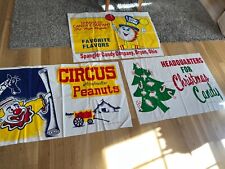 3 store display SIGNS SPANGLER CANDY CO Bryan OH canes dum dums circus peanuts picture