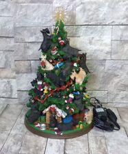 Danbury Mint Scottie Scottish Terrier Christmas Lighted Tree Works w/ Star  picture