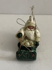 Santa Claus On Sleigh Christmas Tree Ornament Artist P Schifferl picture