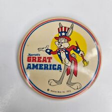 Vintage Marriott Great America Bugs Bunny 1975 Warner Pinback Pin Button Vest picture