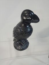 Vintage Toucan Bird Handcarved Figurine Black Stone White Accents 1997 Canada picture