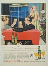 1955 Vintage Ballantine Ale XXX Halloween Date Night Being Social  picture