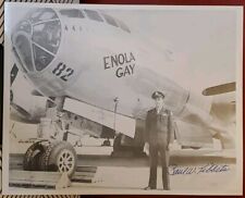 Paul Tibbets Signed 8”x 10” WWII Enola Gay Pilot Hiroshima Atomic Bomb Autograph picture