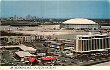 Vintage Postcard- AW2. ASTRODOME HOUSTON SKYLINE. UnPost 1960 picture