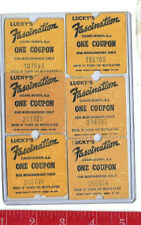 Vintage Lot Lucky's Fascination Coupons Seaside Heights New Jersey picture