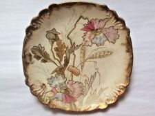 Antique German Enameled Faience Plate c1881 picture