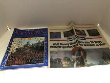 Disney World 1992 Vacation Guide And Newspaper Lot picture