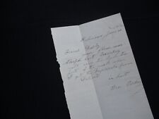 1862 Kalamazoo Michigan Ira Parkis family handwritten signed business letter picture