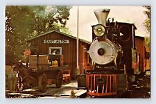 Postcard California Fortuna CA Humboldt County Railroad Train Narrow Gauge 1970s picture
