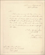 ALBERT GALLATIN - AUTOGRAPH LETTER SIGNED 10/26/1805 picture