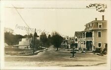 Greenfield, NH - street scene 1929 RPPC - Vintage New Hampshire photo Postcard picture