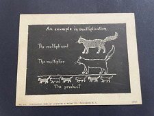 1894 Trade Card, Black Cat Stove Polish picture