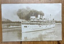 S.S. Roosevelt Steamship Leaving Michigan City Indiana 1911 picture