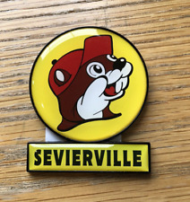 Buc-ee's Souvenir Magnet - Sevierville Tennessee Sign - Yellow 2 x 2.5 in - New picture