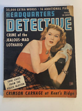HEADQUARTERS DETECTIVE MAGAZINE (1936 Series) #1944 FALL picture