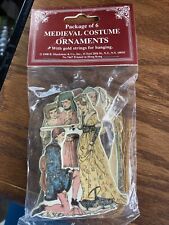 NOS Vintage 1998 Shackman Medieval Costume Ornaments Pack of 6  Hong Kong picture