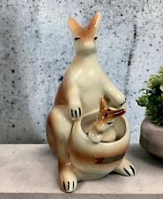Nesting Kangaroo Joey in Pouch Salt & Pepper Shakers Valley Forge Souvenir Japan picture