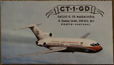 QSL Card -  Porto, Portugal - 1969 - CT-1-GD- Aircraft Postcard picture