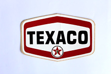 1968 TEXACO OIL GASOLINE VINTAGE ORIGINAL STICKER DECAL NOS 5
