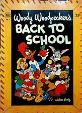Woody Woodpecker's Back to School Dell Giant 1 1953 Apple for Teacher picture