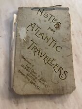 THOS COOK & SON NOTES FOR ATLANTIC TRAVELLERS 1900 ILLUSTRATIONS MAPS STRING TIE picture