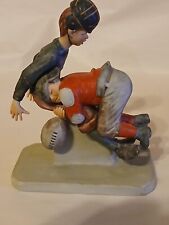 Norman Rockwell Figurine Tackled by Gorham 1976 picture