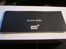 LOT OF 9 MONT BLANC SERVICE GUIDES BOOKLETS THERE'S A BOHEME GUIDE ALSO - BBA23C picture