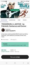 Triggergirl 6: Justice 1 SIGNED BY ADAM HUGHES AMANDA CONNER JIM PALMIOTTI 2023. picture