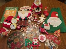 Vintage Christmas Mixed Lot:  Knee Hugger in Red Boot Japan /Assorted Ornaments  picture