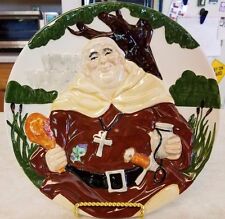 Davenport Pottery Co. Friar Tuck Collector Plate Vintage 1986 England picture
