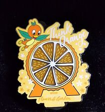 Disney EPCOT 2022 Think Orange Flower & Garden Festival Orange Bird Pin picture