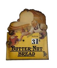 Vintage Butter-Nut Bread Advertising Adjustable Loaf Price Store Sign #23 picture