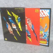 X-MEN Art Collections Set Book +Illustrated Sheet Marvel Japan 1995 TS picture