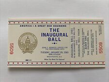 1981 President Ronald Reagan Inauguration Inaugural Ball Ticket Kennedy Center picture