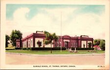 St Thomas Ontario Elmdale School Canada Vintage Unposted Postcard picture