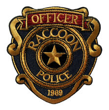Resident Evil Raccoon Police Officer Patch (3.5 inch-Hook Fastener-R5) picture