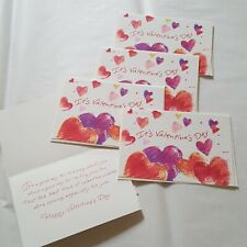 Lot of 5 Gibson Valentine Cards w Envelopes Unused It's Valentine's Day picture