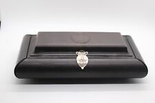 Parker Brown Leather Storage Display Box Single Fountain Pen Made in Switzerland picture