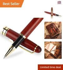 Luxury Rosewood Ballpoint Pen Set - Elegant Gift for Business - Smooth Writing picture
