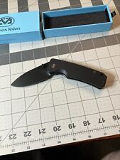 Miguron Pelora Folding Knife Black G10 Handle 14C28N Drop Point Plain MGR-804BK picture